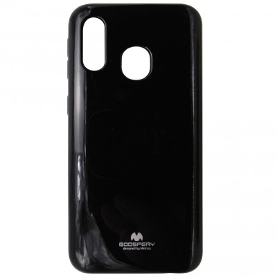 Husa TPU Mercury Jelly Pearl neagra pentru Samsung Galaxy A40 foto