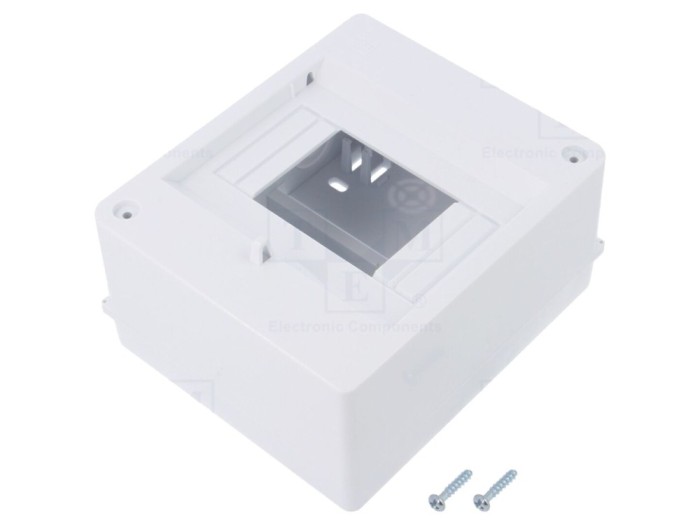 Carcasă modulară IP20 albă 5 module