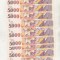 bnk bn Romania 5000 lei 1998 unc - x10 serii consecutive