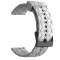 Curea silicon, compatibila Amazfit GTS 4 Mini, telescoape QR, Metallic Ivory