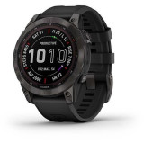 Ceas Fenix 7 Solar Sapphire Titan DLC Black, Garmin