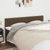 VidaXL Tăblii de pat, 2 buc, maro &icirc;nchis, 100x5x78/88 cm, textil 346287