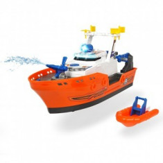 Barca de salvare Play Dickie Toys DT-37 cu accesorii Harbour Rescue foto