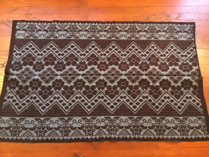 arta / traditie / rustic / design - Cuvertura , Macat , Scoarta , Patura taraneasca realizata manual la razboiul de tesut !