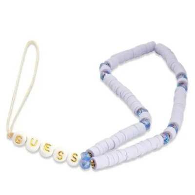 Bratara Guess Strap pentru Telefon Heishi Beads Lilac foto