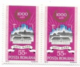 Romania (479) - Mileniul orasului Satu Mare, 1972, neobliterata, bloc de 2, Istorie, Nestampilat