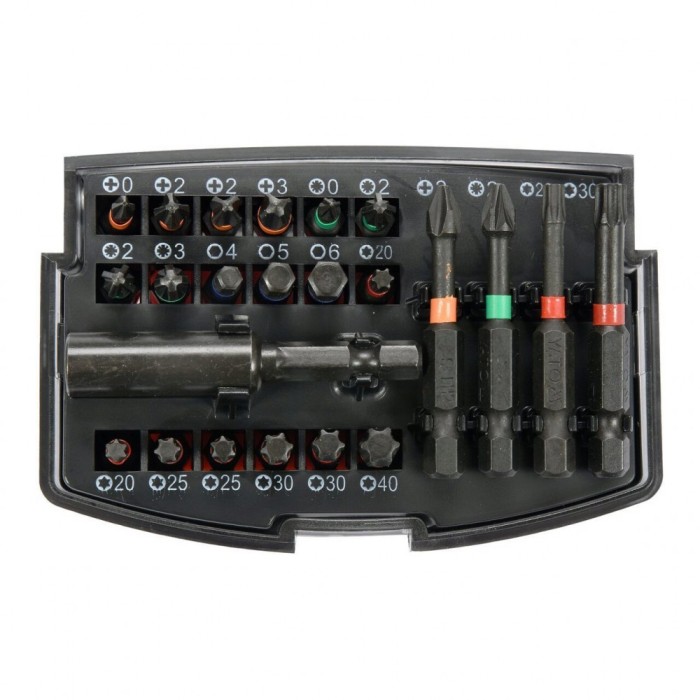 Trusa 23 de biti cu adaptor 04621 Yato YT-04621