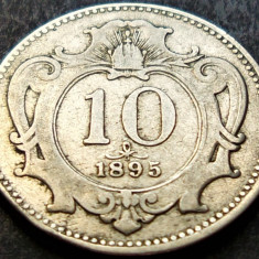 Moneda istorica 10 HELLER - AUSTRIA (AUSTRO-UNGARIA), anul 1895 * cod 2912