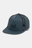 EA7 Emporio Armani șapcă de baseball din bumbac culoarea verde, cu imprimeu, AF13265.7X000054