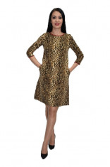 Rochie eleganta, animal print foto