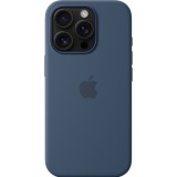 Husa de protectie Apple cu MagSafe pentru iPhone&nbsp;16 Pro, Silicon, Denim