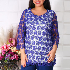 Bluza Eleganta din dantela macrame - 52Marimea