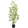 HOMCOM Bambus Artificial cu Ghiveci, Planta Artificiala pentru Interior si Exterior pentru Decorarea Camerei de Zi si Biroul de Acasa | Aosom Romania