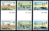 Falkland 1979, Mi #292-294**, posta, avion, corabie, cai, MNH! Cota 8,40 &euro;!, Nestampilat