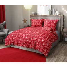 Lenjerie de pat pentru o persoana cu husa de perna dreptunghiulara, Maya, bumbac ranforce, gramaj tesatura 120 g/mp, multicolor