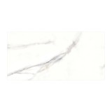 Gresie exterior / interior portelanata 6060-0338 Splendor Cesarom, 30 x 60 cm, alba, mata, imitatie marmura