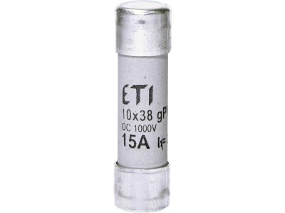 Siguranta fuzibila voltaica 15A CH10X38 gPV 1000V Eti 002625080 foto