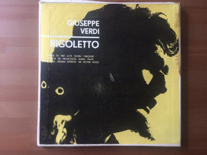 rigoletto giuseppe verdi opera in trei acte box set 3 LP discuri vinyl clasica