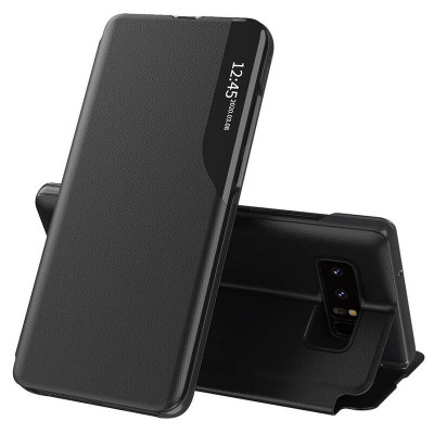 Husa pentru Samsung Galaxy Note 8, Techsuit eFold Series, Black foto