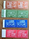 TIMBRE ROMANIA MNH LP541/1962-Cosmonautica in slujba pacii -serie &icirc;n pereche, Nestampilat