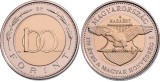 Ungaria 2023 - 100 forint, 175 de ani Fortele de Aparare Ungare - necirculata