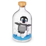 Set de Construit in Sticla, Flippy, 553 Piese, din Plastic, +14 Ani, 10 x 19.6 cm, Model Pinguin, Multicolor