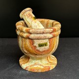 Set mojar și pistil din piatră de onix &ndash; Pakistan