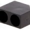 Carcasa dioda LED, 5mm, poliamida, FIX&amp;FASTEN -