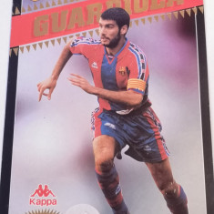 Foto jucatorul - GUARDIOLA - FC BARCELONA`98 (dimensiune foto 29.5x21 cm)