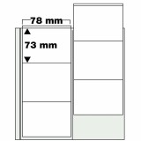 Set 2 folii pentru monede, Compact, cu 12 buzunare de 70 mm