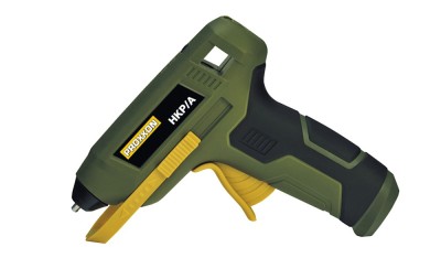 Proxxon 28190, Pistol de lipit cu acumulator GlueGun HKP/A, 135 - 170&amp;Acirc;&amp;deg;C, include 4 batoane si incarcator, functional cu batoane foto