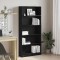 vidaXL Bibliotecă Stejar negru 80x24x176 cm Lemn prelucrat 862456