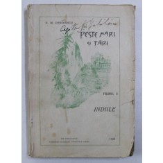 PESTE MARI SI TARI de N.M. CONDIESCU , VOL.II , INDIILE 1923