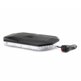 Rampa luminoasa girofar LED portocalie 12/24V, 48 LED, IP56, cu magnet