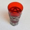 Vechi pahar Ruby Red East Asian