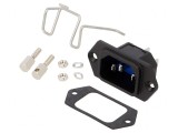 Soclu Tată Conector Alimentare AC 10A 250VAC IEC 60320 IP54