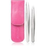 Tweezerman Professional Seturi pentru voiaj pentru spr&acirc;ncene culoare Pink