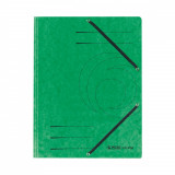 Dosar Carton Plic A4, Inchidere Cu Elastic, Culoare Verde, Herlitz