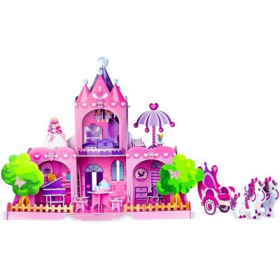 Set constructie puzzle 3D - Castelul Printesei Fiesta Crafts FCT-3050 foto
