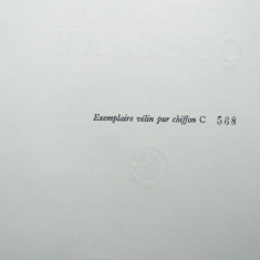 Andre Maurois - Bernard Quesnay (1931) editie pe hartie velina chiffon