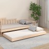 VidaXL Cadru de pat fără saltea, 75x190 cm, lemn masiv de pin 823509