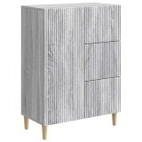vidaXL Bufet cu sertar Sonoma gri 66 x 34,5 x 90 cm Lemn prelucrat 894631