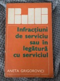 Infractiuni de serviciu sau in legatura cu serviciul - Aneta Grigorovici, 1976