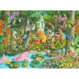 Puzzle Trupa De Muzica A Animalelor, 100 Piese, Ravensburger