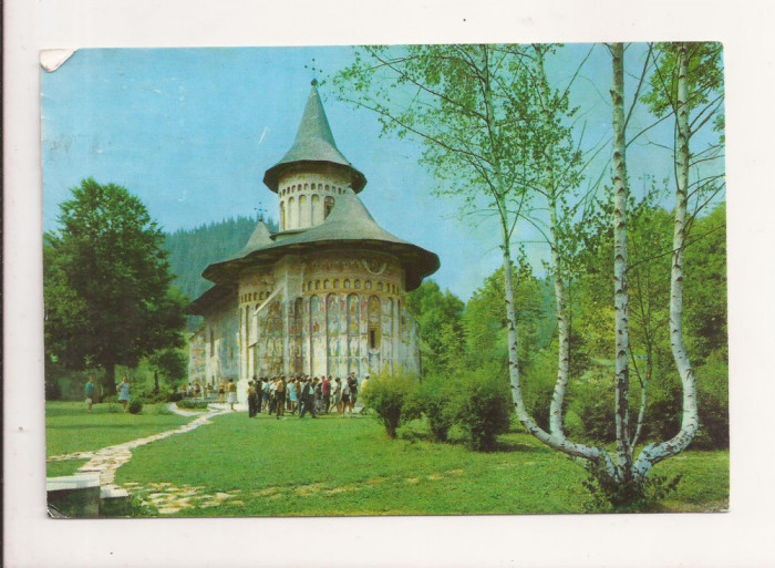 RF20 -Carte Postala- Biserica Voronet, circulata 1975