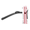 Stergator parbriz universal FLAT U-Type 17 &quot;(425mm), Amio