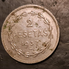 Spania - 2 pesetas 1937.