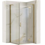 Cabina dus REA Hugo 80x80 Gold Brush