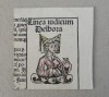 Michel Wolgemut decupaj din &quot;Cronica din Nuremberg&quot; xilogravura 1493, Religie, Cerneala, Altul