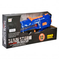Arma de jucarie cu bile Blaze Storm, 12 bile incluse foto